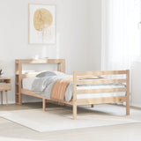 Bed Frame with Headboard without Mattress 100x200 cm 3305939