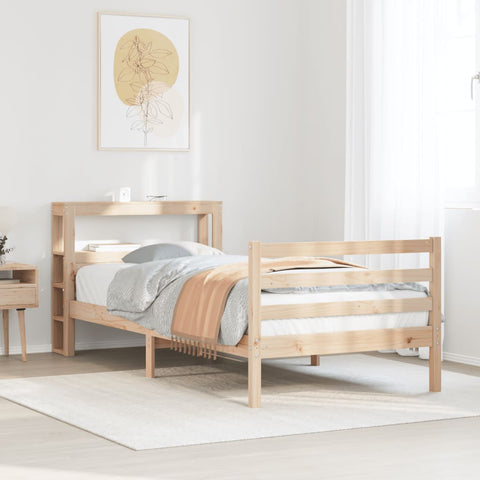 Bed Frame with Headboard without Mattress 90x200 cm 3305937