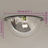 Half Domed Traffic Mirrors 2 pcs 40 cm Acrylic 153088