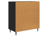 Sideboard with Drawer Black 66 x 34.5 x 95 cm Engineered Wood 894896
