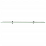 Floating Shelves 2 pcs Glass 100x10 cm 8 mm 3051517