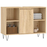 Bathroom Cabinet Sonoma Oak 80x33x60 cm Engineered Wood 831631