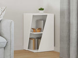 Side Shelf White 33 x 32 x 70.5 cm Engineered Wood 892407