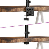 Triple Monitor Stand Black Steel VESA 75/100 mm 358003
