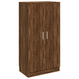 Shoe Cabinet Brown Oak 55x35x108 cm Engineered Wood 342670