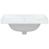 Bathroom Sink White 61x48x23 cm Rectangular Ceramic 153704