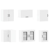 11 Piece Kitchen Cabinet Set "Kalmar" White Engineered Wood 3314911