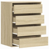 Corner Chest of Drawers Sonoma Oak 60x41x76 cm Engineered Wood 852872