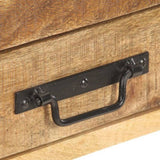 Sideboard 120x30x75 cm Solid Rough Mango Wood 321802