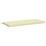 2-Piece Bench Cushions SOEST 2 pcs 100% Polyester Cream 949347