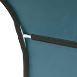 Bed Tunnel for Kids Loft Bed 2 pcs Light Blue Polyester 893703