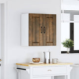 ZNTS Kitchen Wall Cabinet Lucca Smoked Oak Engineered Wood 853822