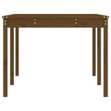 Garden Table Honey Brown 203.5x100x76 cm Solid Wood Pine 823986