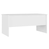 Coffee Table White 102x50.5x46.5 cm Engineered Wood 809719