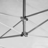 Professional Folding Party Tent Aluminium 4.5x3 m White 45495