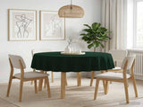 Table Cloth 5 pcs Round Dark Green 180 cm Polyester 42040263