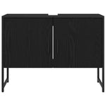Bathroom Furniture Set with Storage 2 pcs Black 80 x 33 x 60 cm 3334333