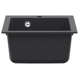 Kitchen Sink Single Basin Granite 42.5 x 50 x 31 cm Graphite 42053750