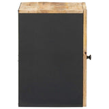 Hanging Cabinet with Storage Brown and Black 38 x 33.5 x 48 cm 4018864