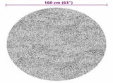 Rug HUARTE Short Pile Soft and Washable Beige 160 cm 375030