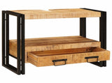 Vanity Cabinet Brown 71 x 33 x 58 cm Solid Mango Wood 4102769