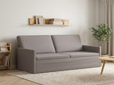 2 Seater Sofa Taupe 150 x 81 x 82 cm Fabric 42041079