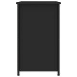 Bedside Cabinet Black 40x36x60 cm Engineered Wood 825993