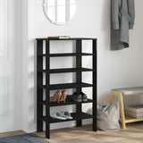 Shoe Rack Black 61x32x105 cm Engineered Wood 859861