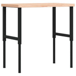 Workbench 100x60x cm Solid Wood Beech Rectangular 3309683