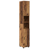 Bathroom Cabinet with Storage Old Wood 30 x 35 x 192 cm 883342
