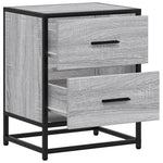 ZNTS Bedside Cabinet Grey Sonoma 40x31x50 cm Engineered Wood 848680