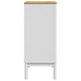 Chest of Drawers FLORO White Solid Wood Pine 374009