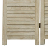 5-Panel Room Divider 175x165 cm Solid Wood Paulownia 338580