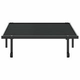 Bed Frame without Mattress Foldable Black 100x200 cm Steel 4103962