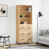 Highboard Sonoma Oak 69.5x34x180 cm Engineered Wood 3189384