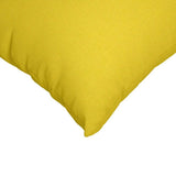Sofa Pillows 2 pcs Light Yellow 80 x 80 cm Fabric 42014049