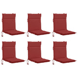 6-Piece High Back Chair Cushions GEMERT 6 pcs 100% Polyester 946527