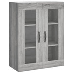 Highboard Grey Sonoma 69.5x34x180 cm Engineered Wood 3198695