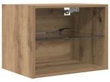 TV Wall Units with LED 5 pcs Artisan Oak Engineered Wood 3402951