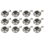 Outdoor Solar Lamps 12 pcs LED Round 12 cm White 277135