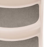 152233 Folding 3-Step Dog Stairs Cream 50x38x38 cm Plastic