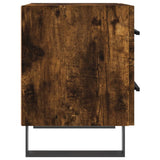 Bedside Cabinets 2 pcs Smoked Oak 40x35x47.5 cm Engineered Wood 827367