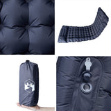 Self Inflating Camping Mattress with Pillow 1-Person Grey 4007094