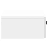 Wall-Mounted Side Table High Gloss White 59 x 34.5 x 17 cm 897979