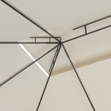 Gazebo 4x3x2.7 m Cream 160 g/m 313915