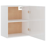 Hanging Cabinet Lyon High Gloss White 50x31x60 cm Engineered Wood 801265