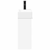 Bathroom Vanity Unit with Tap White 45.5 x 22.5 x 84 cm 889433