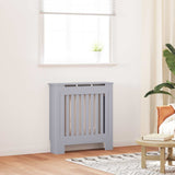 Radiator Cover Grey 78 x 19 x 81.5cm Engineered Wood 3403243