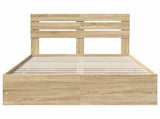 Bed Frame with Drawer Sonoma Oak 120 x 190 cm Engineer Wood 3411520