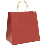Paper Bags 250 pcs with Handles Red 26x17x25 cm 4101759